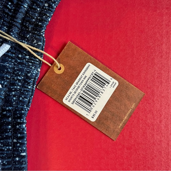 Georgetown Hoyas Mitchell & Ness Shorts Sz L 1996 Swingman Blue Gradient - Picture 4 of 4